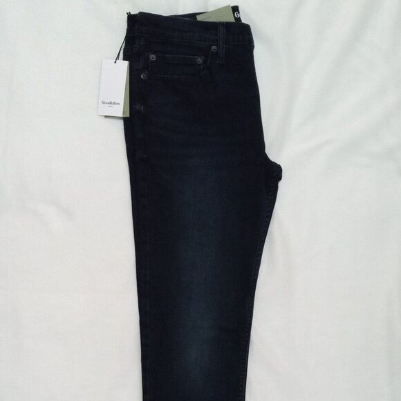 Men's Goodfellow & Co 5 Pocket Skinny Fit Jeans (34 x 32) Dark Blue - NEW!!! - Picture 8 of 10